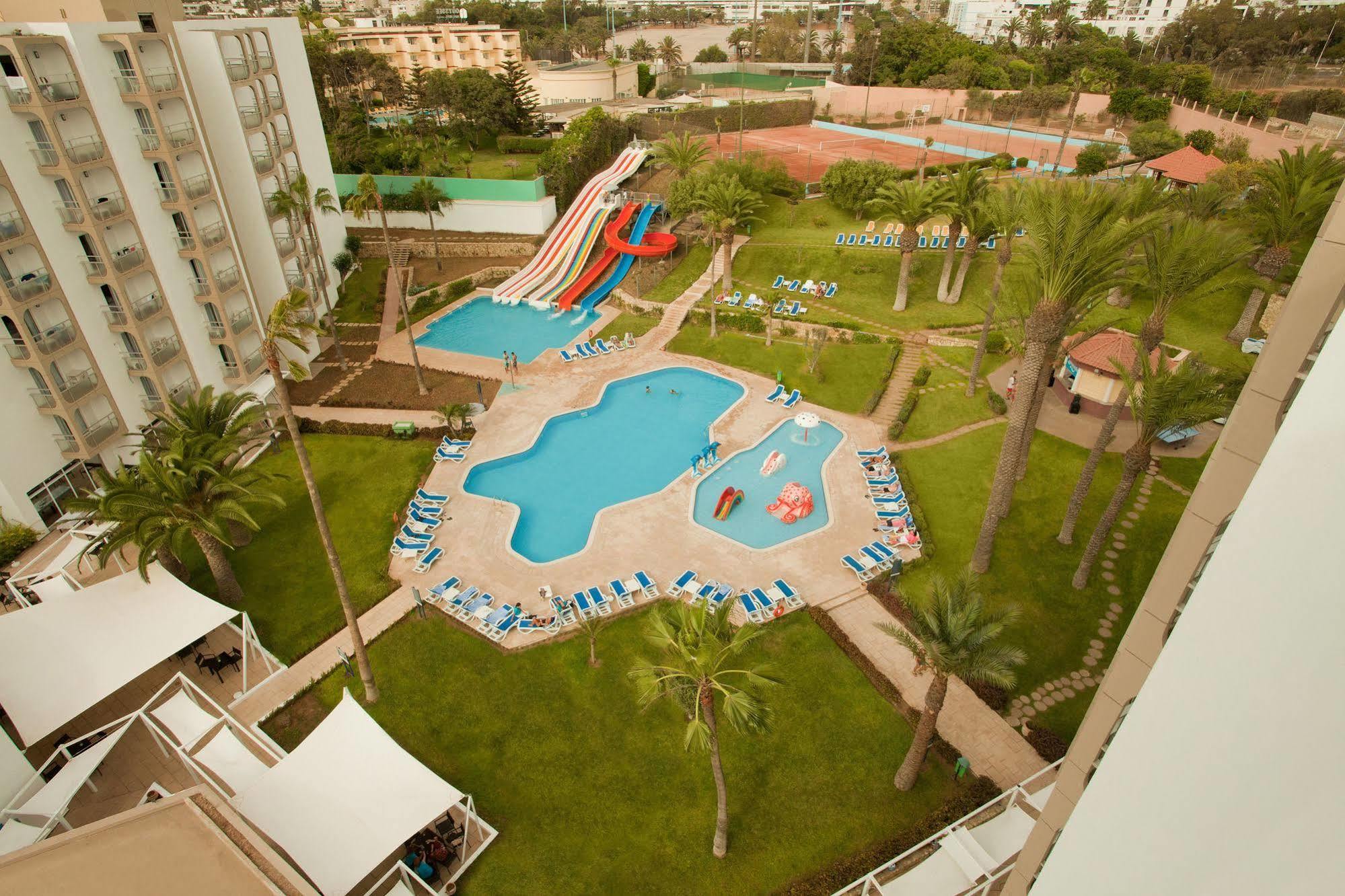 켄지 유로파 호텔 아가디르 외부 사진 Aerial view of the hotel